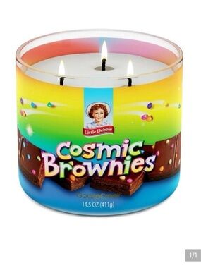 Goose Creek Little Debbie cosmic brownie candle NWT